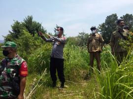 KUNJUNGAN LOKASI CALON WISATA DI KALURAHAN SEMOYO OLEH KAPOLSEK PATUK